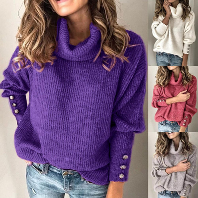 Lia - Oversize-Pullover mit Rollkragen