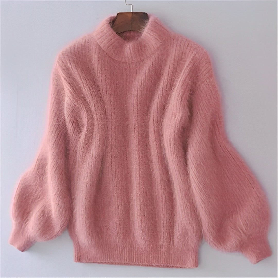 Joan - Strickpullover mit Halbhohem Ausschnitt