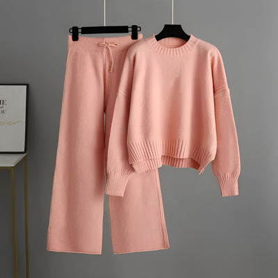 Modische Pullover- und Hosensets für Frauen