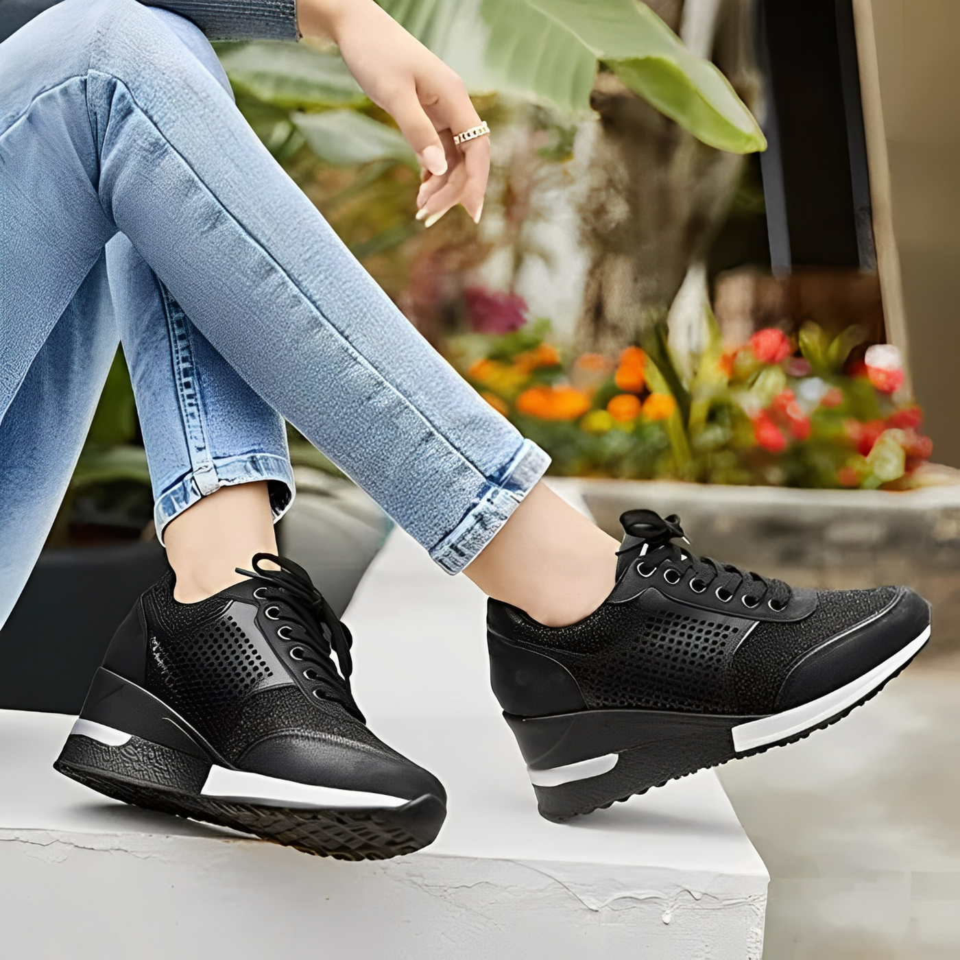 Rachel - Damen Keilsneaker für Stil und Komfort