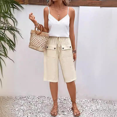 Viola | Bequeme Shorts mit Utility-Taschen
