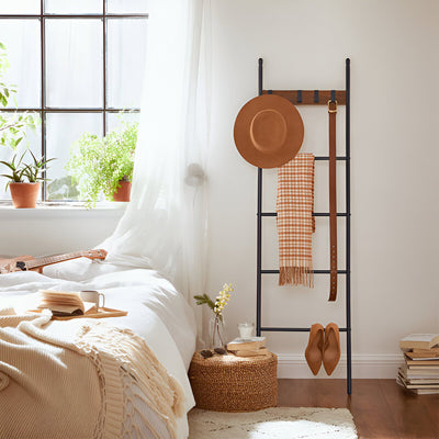 LuxeLadder Rack - 5-Stufiger Handtuch-Leiterregal