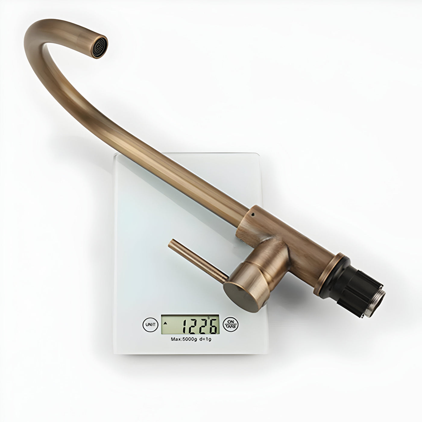 TapWise Wasserhahn – Einhebelmischer aus massivem Messing für die Küche