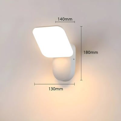 RadiantBeam Light - Wasserdichte Bewegungsmelder LED-Wandlampe