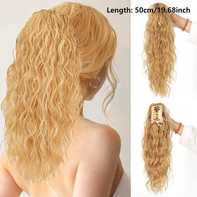 GlamZopf™ Natürlicher Nahtloser Pferdeschwanz