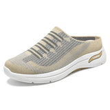 Fara - gestrickte Slip-On-Sneaker in Beige