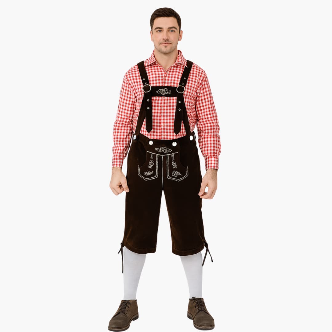 Besticktes Trachten Outfit mit Hemd für Herren - Oktoberfest 2025