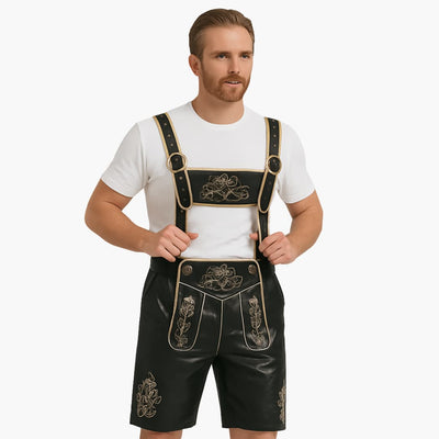 Vintage Trachten Lederhose für Herren - Oktoberfest 2025