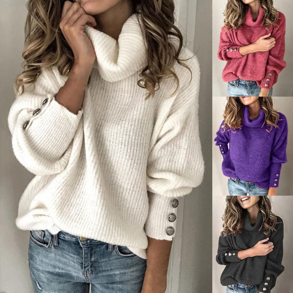 Lia - Oversize-Pullover mit Rollkragen