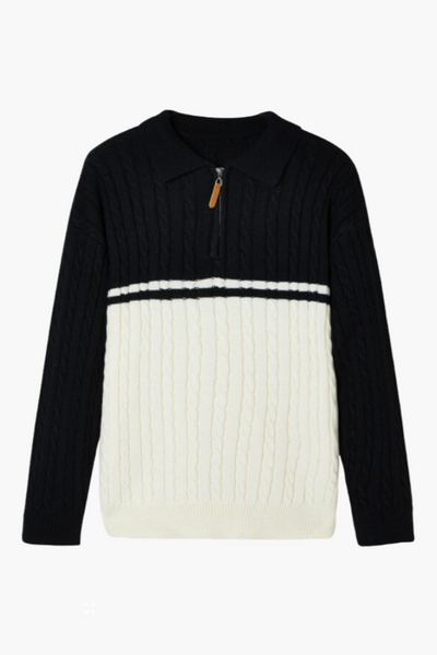 100% Premium Wolle Zip-Up