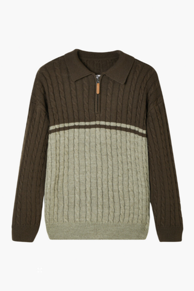 100% Premium Wolle Zip-Up