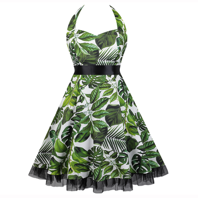 Kürbis Druck Lange Ärmel Halloween Kostum Kleid | Midi