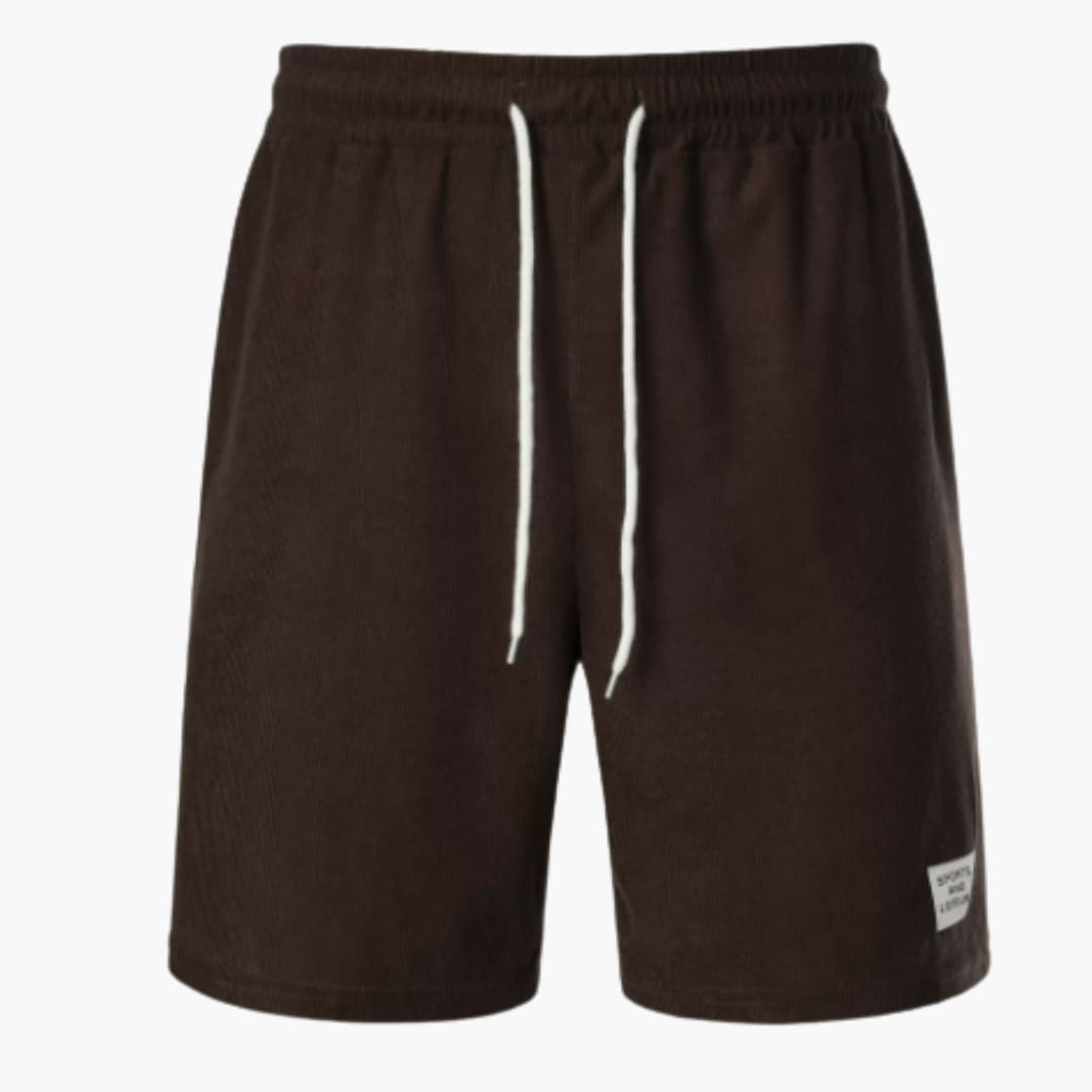 Herren Shorts aus Cord mit elastischem Bund für den Sommer