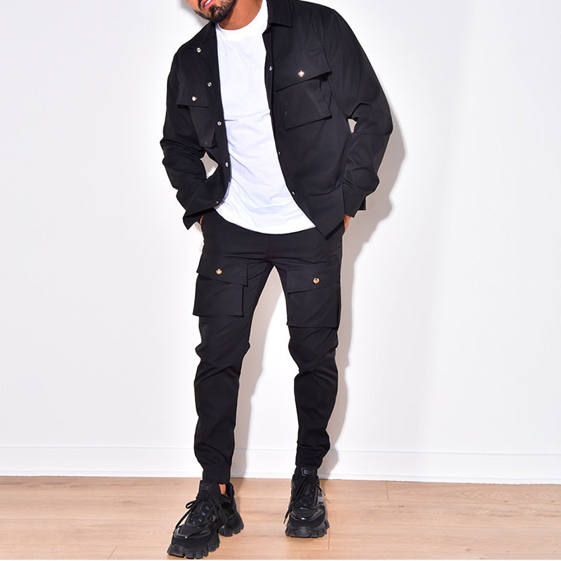 Adrian - Cargo-Outfit für Herren (Shirt & Hose)