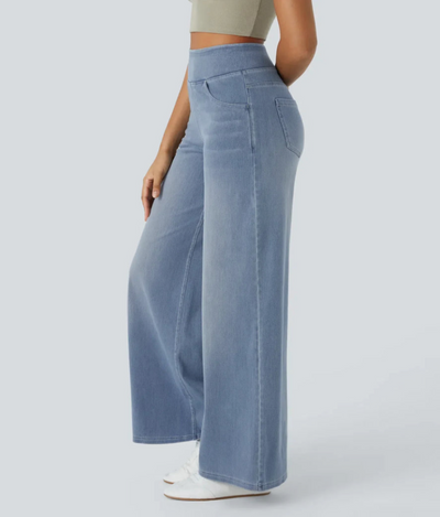 Weite High-Waist Jeans