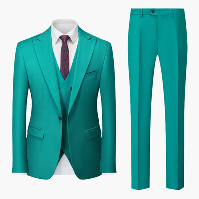 Eleganter Slim Fit Anzug - Herren 3-teilig für Business