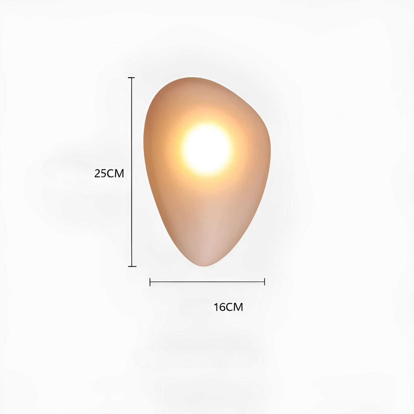 LumePebble Light – Nordische Kieselstein-Style LED-Wandleuchte