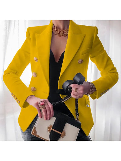 Agata - Damen Blazer Knopfleiste Elegant