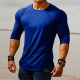 Stilvolles Herren Slim Fit Stretch Shirt - Felix in Blau