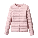 Elfriede | Damen Frühlings Leichte Gesteppte Pufferjacke in Rosa