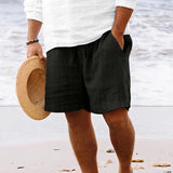 Edward - Lässige, leichte Shorts für Herren in Schwarz