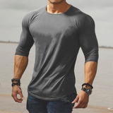 Stilvolles Herren Slim Fit Stretch Shirt - Felix in Grau