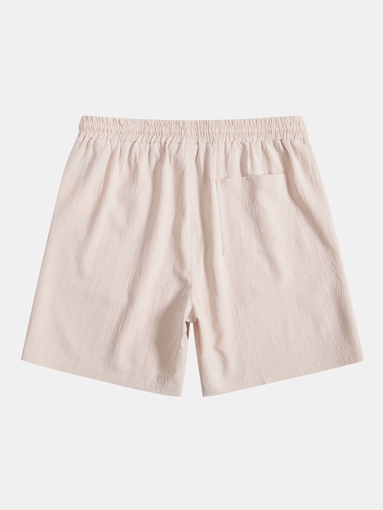 Plissiertes Hemd und strukturierte Shorts