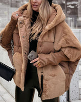 Raeinha | Thermojacke mit Kapuze in Braun