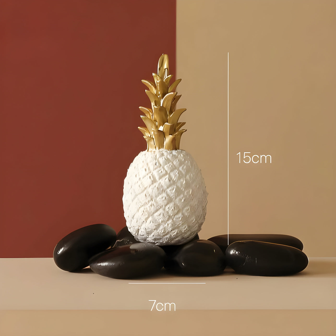 PineGlow Decor - Dekorative Ananas-Ananas-Wohnzimmer-Dekor