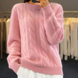 ASTRID – Premium Strickpullover für den Winter in Hellrosa