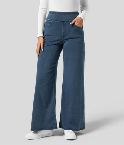 Weite High-Waist Jeans