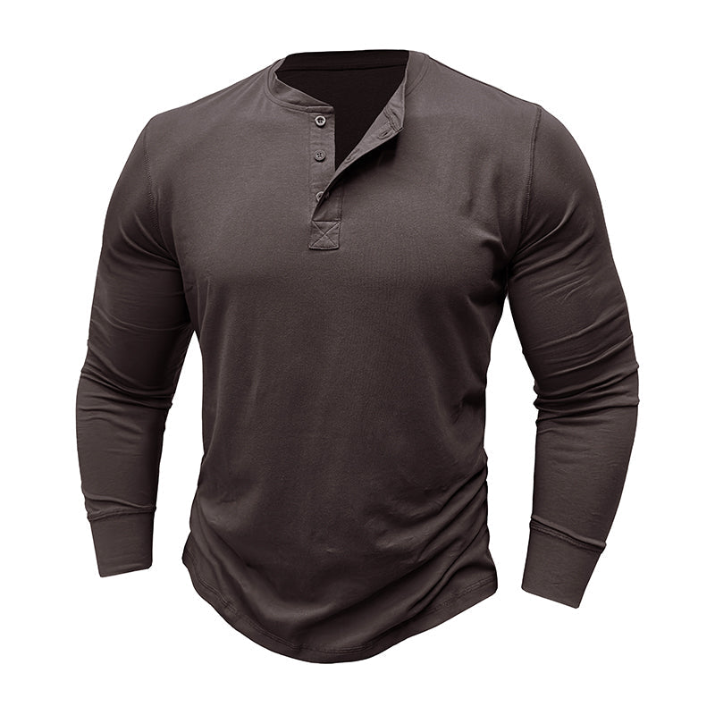 TILMAN - LANGÄRMLIGES TAILLIERTES T-SHIRT