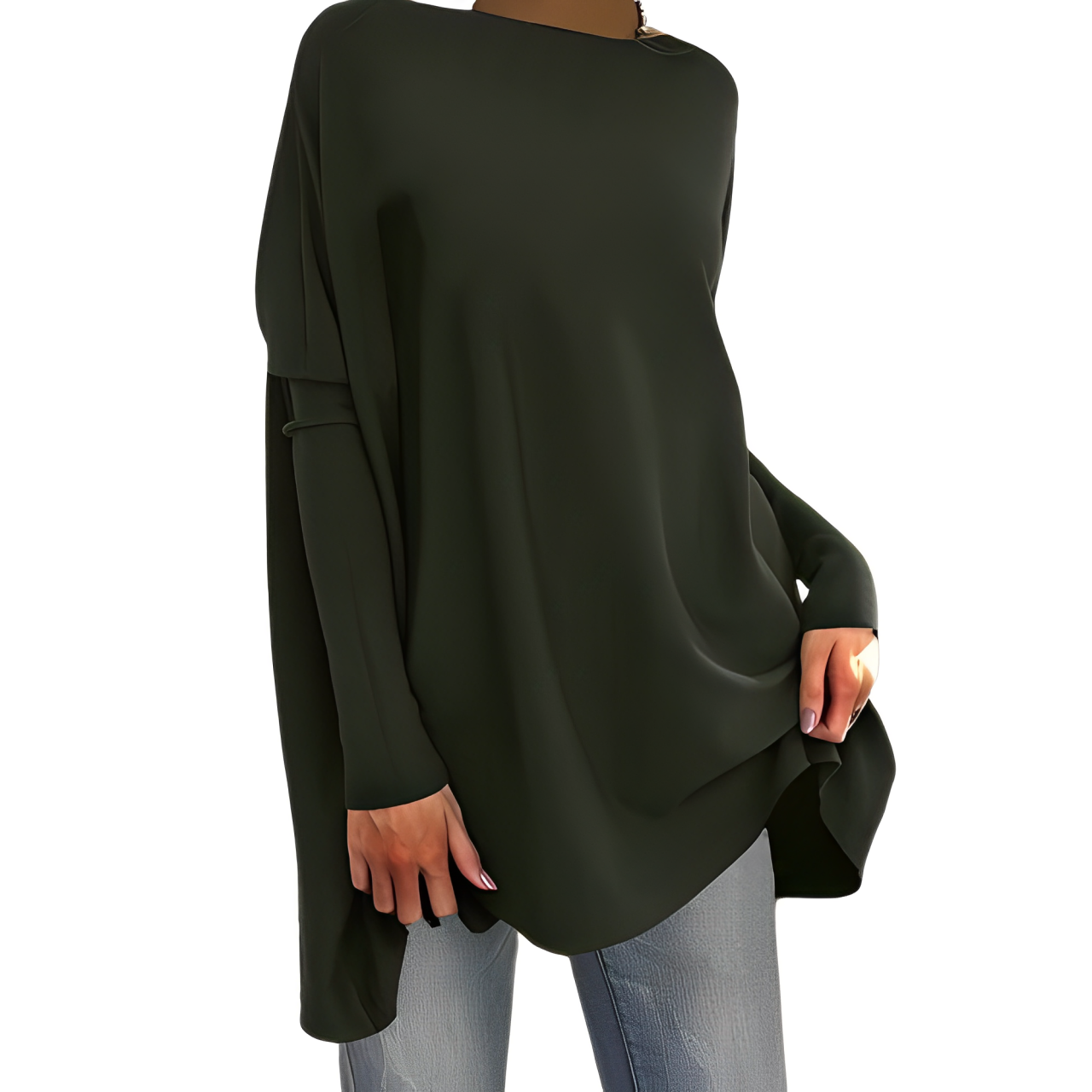 Leandra - Oversize-Krawatten-Hemd