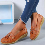 Rous Atmungsaktive Loafer Bootsschuhe in Hellbraun