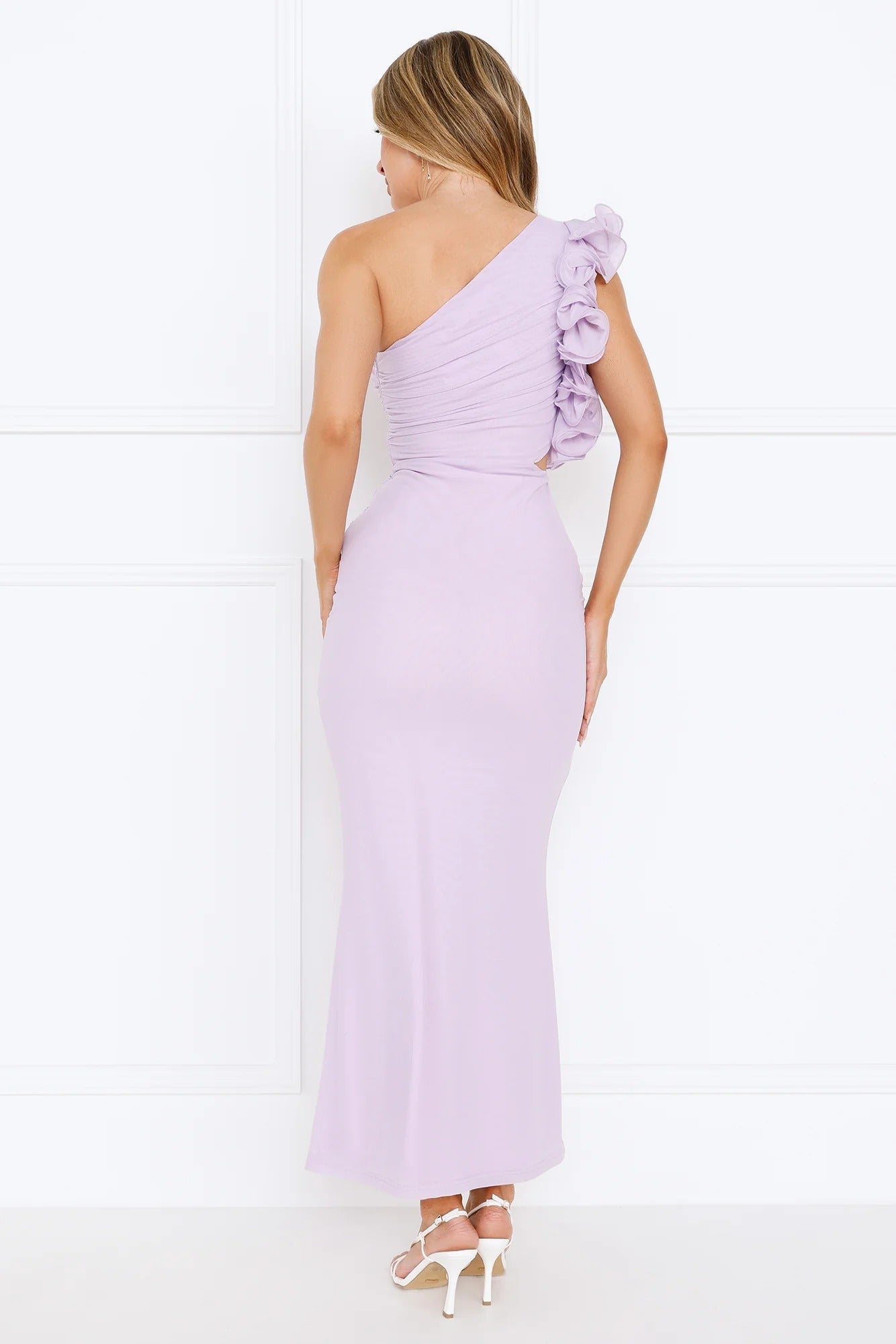 Solenne - Maxikleid mit One-Shoulder-Design