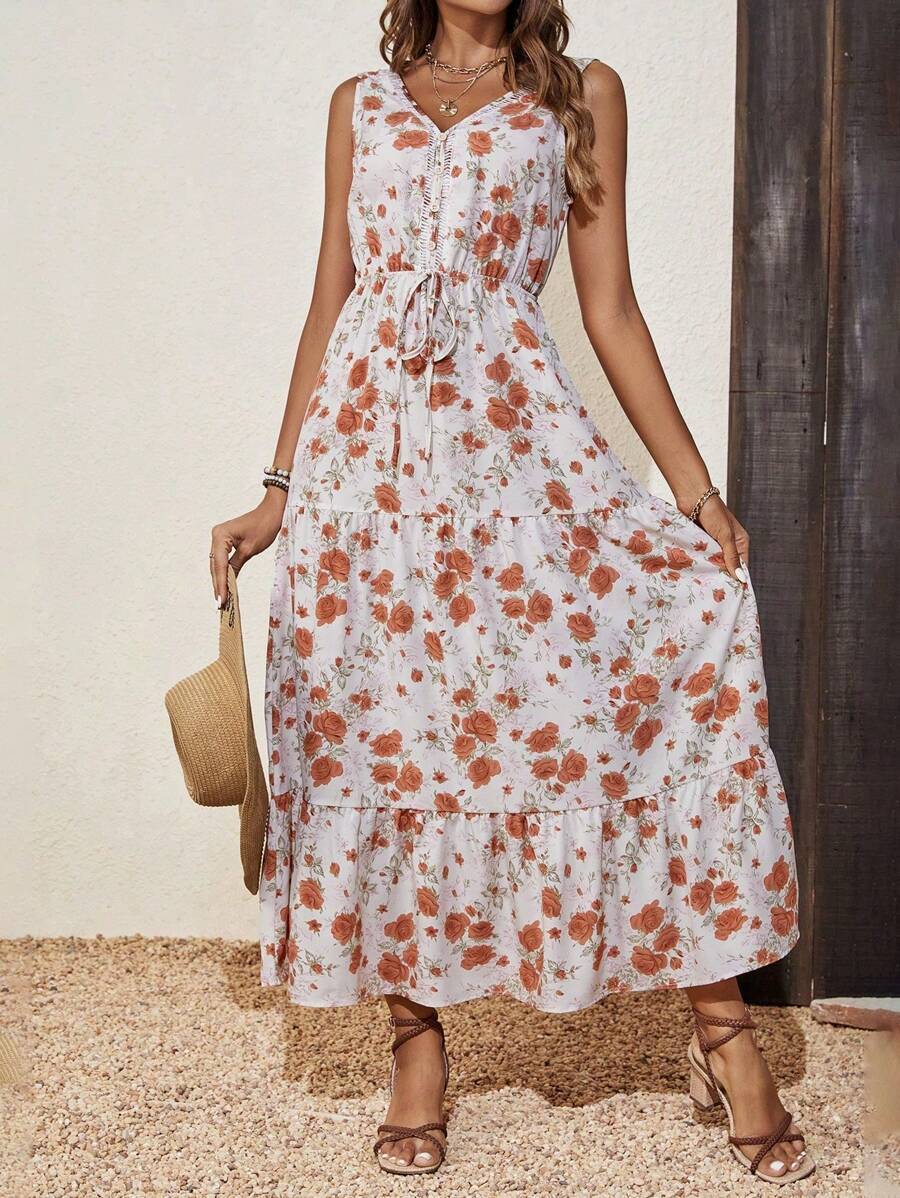 Katharina | Elegantes Blumenkleid in Premium-Qualität