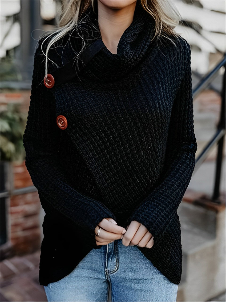 Farrah - Pullover Unregelmäßig & Einzigartig