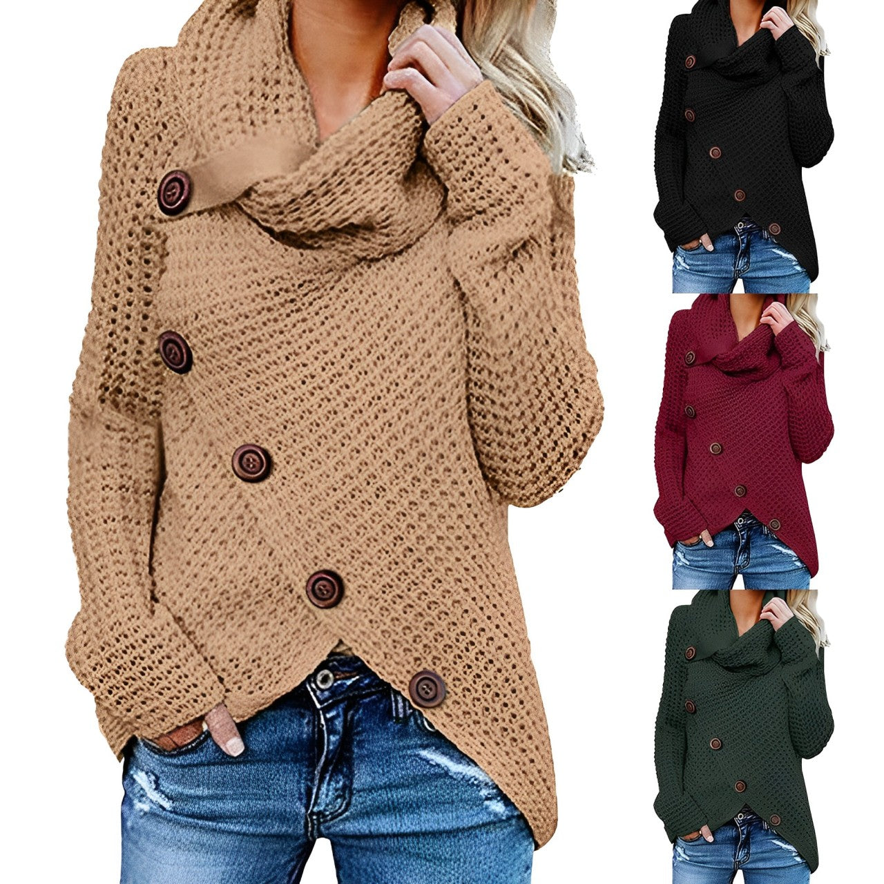 Farrah - Pullover Unregelmäßig & Einzigartig