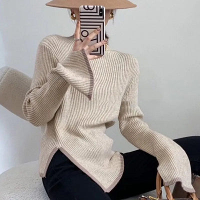 Tabitha - Rollkragenpullover im Western-Stil