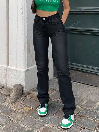 High Waist Jeans mit Straight Leg – Zeitlos, Urban & Everyday-Ready