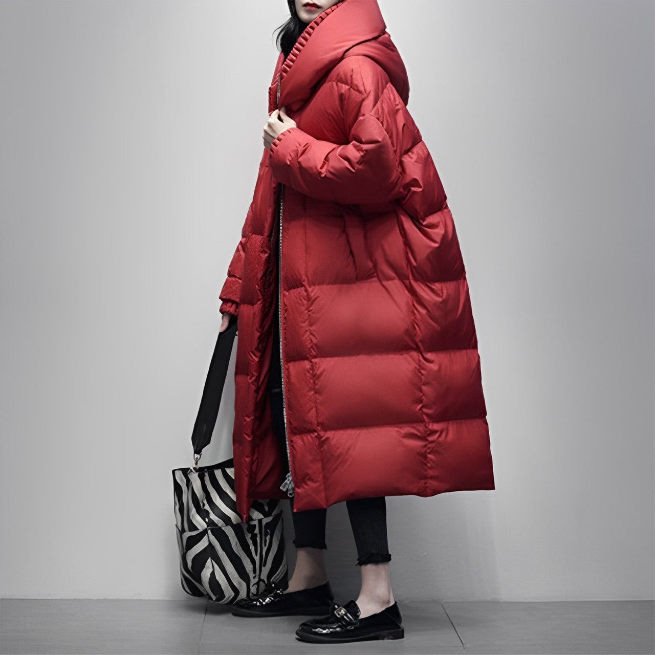 Jennifer - Lange Winterjacke mit Fleecefutter