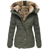 Casya - Winterdaunenjacke für Frauen in Grün