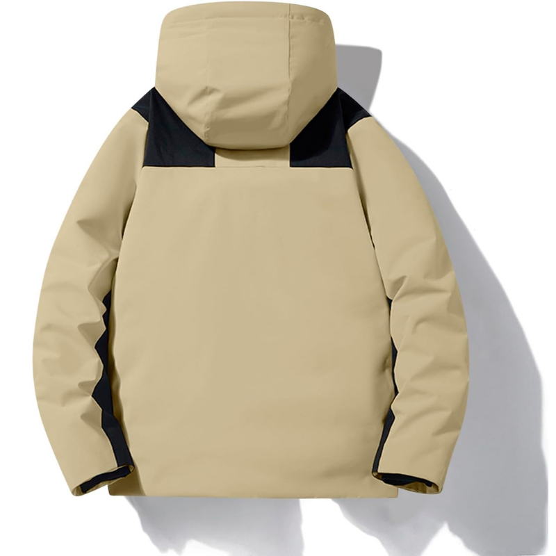 Skijacke mit Kapuze und Taschen | Winterjacke