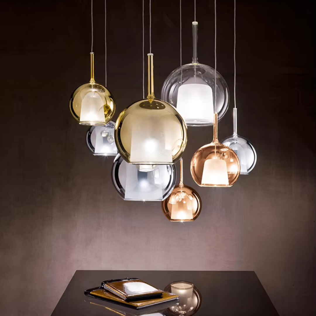 CelestialGlow Light - Moderne Glas-Pendelleuchte