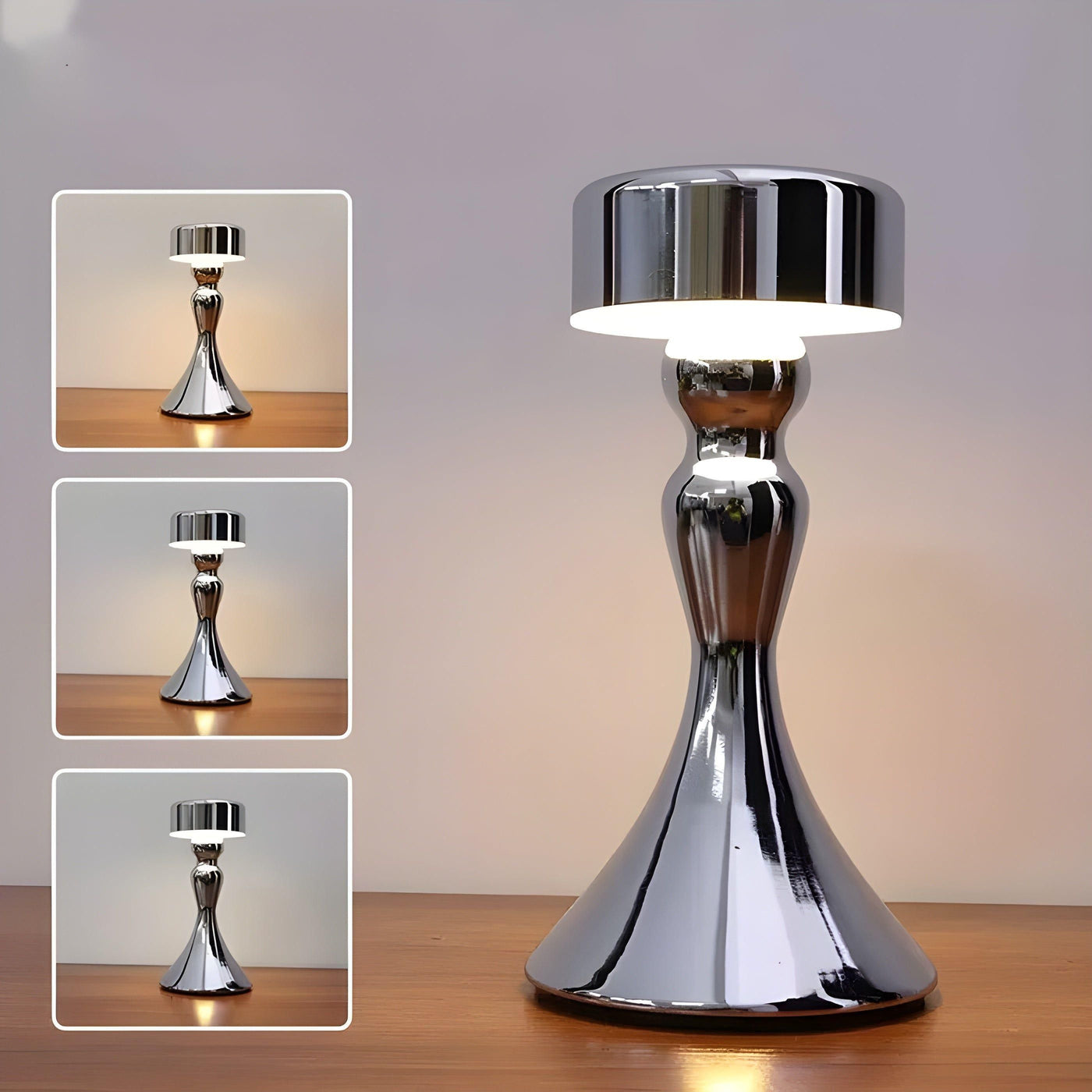 GlowEase Light - Luxuriöse kabellose Tischleuchte