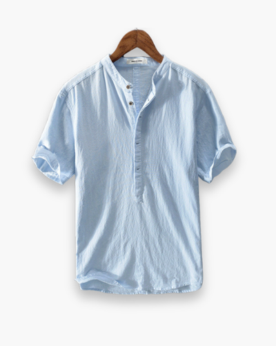 Herren Stilvolles Kurzarmhemd | Atmungsaktiv Sommer Hemd Herren