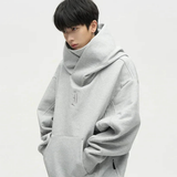 Herren Oversize Hoodie | Warme in Grau