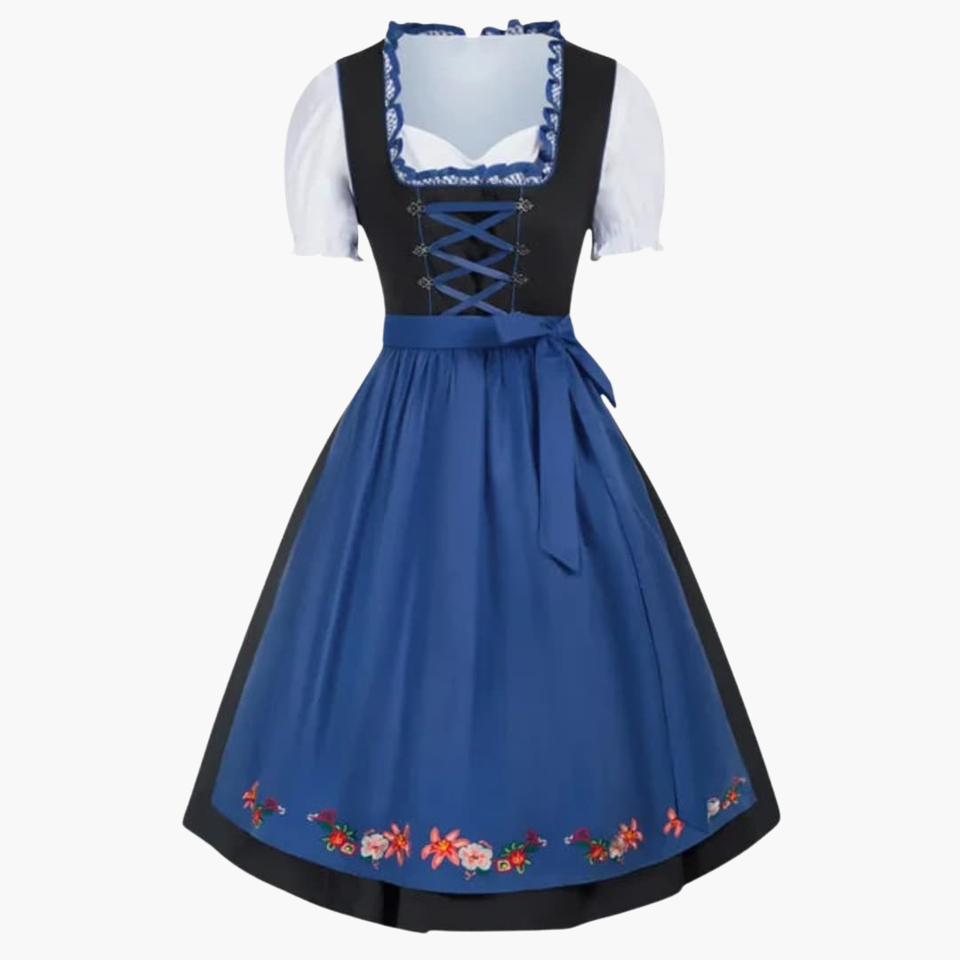 Spitzen-Dirndl kleid für Damen - Oktoberfest 2025