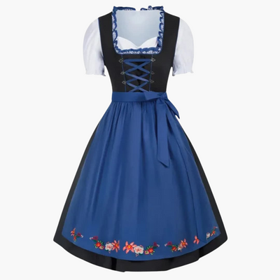 Spitzen-Dirndl kleid für Damen - Oktoberfest 2025