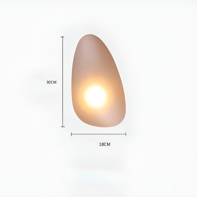 LumePebble Light – Nordische Kieselstein-Style LED-Wandleuchte